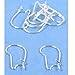 8 Earring Wires Sterling Silver French Kidney 22 Gauge