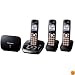 Panasonic KX-TG4053B DECT 6.0 PLUS Expandable Digital Cordless Answering System with 3 Handsets & Range Extender