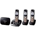 Panasonic KX-TG4053B DECT 6.0 PLUS Expandable Digital Cordless Answering System with 3 Handsets & Range Extender