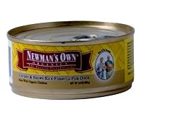 Newman's Own Organics Chicken & Brown Rice Formula for Dogs, 5.5-Ounce Cans (Pack of 24)
