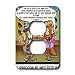 Londons Times Health and Vanity Trends Cartoons - Mr Sweet Potato Head - Light Switch Covers - 2 plug outlet cover