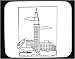 Decorated Mouse Pad with "San Francisco", tower, "black and white", bird, architecture, California, construction, building, structure