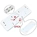 Wireless Motion Sensor Light, 8 LED Stick On Lightcontrol Night Light Battery Operated Step Light for Cabinet Drawer Staircase Workshop Basement Garage (1 Pack)
