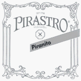 Pirastro Piranito 1/2-3/4 Violin D String - Chromesteel/Steel - Medium Gauge - Ball End