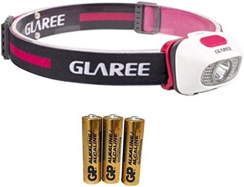 Headlamp Flashlight with White and Red Light for Running, Camping, Reading, Fishing, Hunting, Walking, Jogging - 9 Modes Headlamps Waterproof, Adjustable Beam, Durable, Lightweight, L60 RED