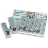 Helix Coin Tray and Note Holder - Sterlingby Helix