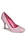 Baby Pink Rhinestone High Heel Pump - 7