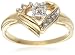 9ct Yellow Gold AMR296025 Ladies 0.07ct Diamond Cluster Ring