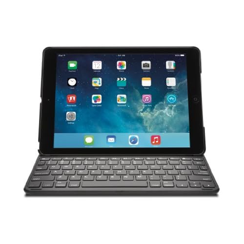 Kensington KeyFolio Thin X2 Bluetooth Keyboard Case for iPad Air (K97252US)