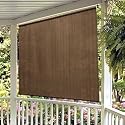 Roll-Up Solar Shade 8' x 6' - Mocha - Improvements