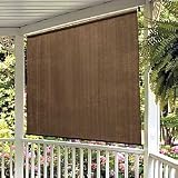 Roll-Up Solar Shade 8 x 6 - Mocha - Improvements
