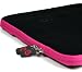 - Thin-Form-Factor *BRIGHT* Neon PINK Color Sleeve Non-Scratch Soft Lining Sleeve Carrying Case for Apple MacBook Pro MC724LL/A 2.7GHz dual-core Intel Core i7 processor 13.3-Inch Laptop Aluminum Unibody 2011 Model with Intel Sandy Bridge CPU {+ 1pc name tag} -- Best Seller on Amazon!