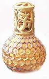 Honeycomb Autumn Gold Fenton Effusion Lamp by La-Tee-Da!