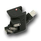 4 Port High Speed Mini USB Rotate Hub