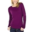 Mossimo&reg; Black: Crewneck Ultrasoft Sweater - Plum