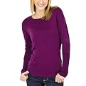 Mossimo&reg; Black: Crewneck Ultrasoft Sweater - Plum