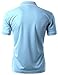 Xpril Men's Functional Coolmax Collar Short Sleeve POLO T-Shirt