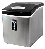 NewAir AI-100SS 28-Pound Portable Ice Maker, Stainless Steel