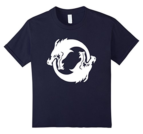 Kids Overwatch Hanzo Seal Spray Tee Shirt 12 Navy