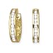 14K Yellow Gold 1/2 ct. Diamond Huggie Earrings (Higher Quality)