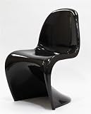 Lexington Modern Verner Panton Style Chair, Black
