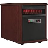Duraflame 9HM7253-C299 Portable Electric Infrared Quartz Heater, Dark Cherry