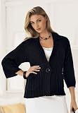Single-Button Cardigan