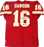 Len Dawson Super Bowl IV MVP HOF '87 Autographed / Signed Kansas City Chiefs Road Jersey