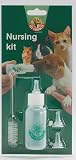 Van Riel - Kit de nursery pour animaux : biberon, tétines et brosse de nettoyage (12 cm - 50 ml).