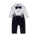 Baby Boys' Clothing Suit Gentleman Romper Jumpsuit Boys Rompers 2Pieces Sets