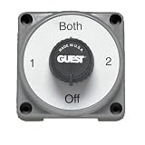 Guest 2300A Heavy Duty Diesel Power Marie Battery Selector Switch (360 Continuous, 600 Momentary Amps)