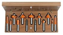 CMT 800.505.11 13-Piece 1/2-Inch Shank Router Bit Set