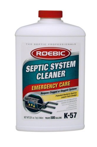 Treats a 500-Gallon system - Roebic Laboratories, Inc. K-57-4 Septic System Treatment, 32-Ounce