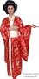 Adult Women's Red Kimono Halloween Costume