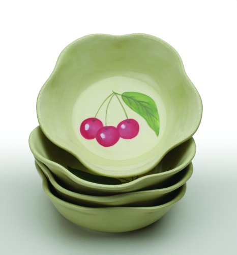 Welcome Home Brands Cherry Dessert Bowl, Set of 4