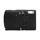 Delkin Snug-It, Silicone Digital Camera Skin for the Canon SD950, Black, with Neck & Wrist Straps