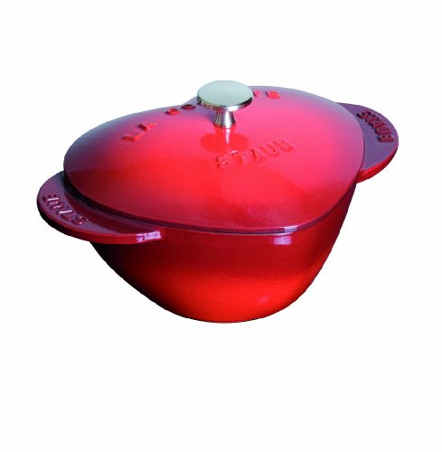 Staub 1.75 Liter Heart Cocotte Cherry