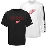 Detroit Red Wings Gameday Short/Long Sleeve T-Shirt Combo Pack