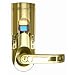 iTouchless Bio-Matic Fingerprint Door Lock For Right Hand Door, Gold
