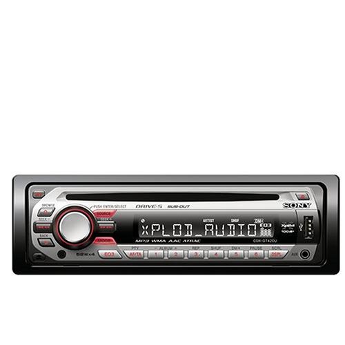 Sony CDX-GT420U In Car Headunit with MP3 playback and front USB