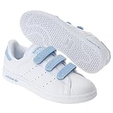 adidas Women's Stan Smith 2 CF (White/Lt Sky 10.0 M)