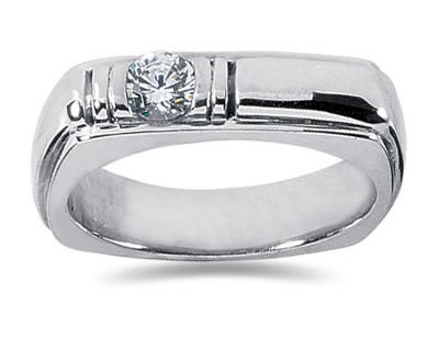 0.40 ctw Men's Diamond Ring in Platinum