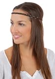 Brown Suede Hippie Chic Headband: Brown Headband