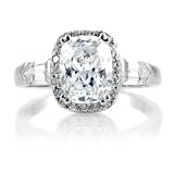 Blakes Cushion Cut CZ Engagement Ring