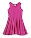 City Threads Big Girls' Skater Party Dress Cotton Twirly Tank Dress (Size 7-16)
