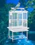 32" x 23" x 68" Wrought Iron Play Top Bird Cage