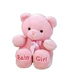 Aurora Plush Baby 18" Comfy Pink Baby Girl Bear