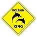DOLPHIN CROSSING Sign new xing miami collector gift
