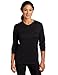 ASICS Women's Circuit 7 Warm-Up Long Sleeve Shirts, Black, Large