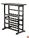 Winsome Vinny Wine Rack, 24 Bottle with Glass Hanger
